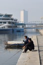 Pyongyang, North Korea. Kim Il Sung square Royalty Free Stock Photo