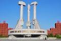 Pyongyang North Korea Workers` Party monument