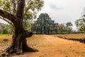 Pyramid of ancient complex Koh Ker, Cambodia Royalty Free Stock Photo