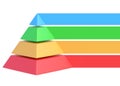 Pyramid arrows infographic, diagram chart, triangle graph presentation