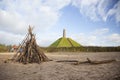 Pyramid of Austerlitz on Utrechtse Heuvelrug Royalty Free Stock Photo