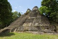 Ancient structure at Maya archeological site of Dzibanche Mexico Royalty Free Stock Photo