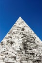Pyramid of Cestius is Egyptian Royalty Free Stock Photo