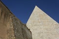 Pyramid of Cestius and roman ancient walls