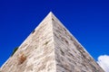 Pyramid of Cestius, Rome Royalty Free Stock Photo
