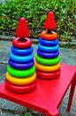 Pyramid children`s toy .children`s pyramid