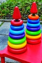 Pyramid children`s toy .children`s pyramid