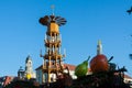 The pyramid of the christmas market in Dresden Royalty Free Stock Photo