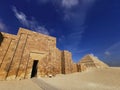 Pyramid Comlex of Djoser Entrance Royalty Free Stock Photo