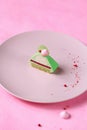 Pyramid - Contemporary Green Tea Matcha Mini Mousse Cake