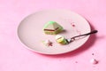 Pyramid - Contemporary Green Tea Matcha Mini Mousse Cake