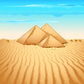Pyramid in Desert
