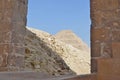 Pyramid of Djoser called the Step Pyramid of Djoser in the Saqqara necropolis, Egypt Royalty Free Stock Photo