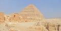 Pyramid of Djoser called the Step Pyramid of Djoser in the Saqqara necropolis, Egypt Royalty Free Stock Photo