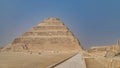The Pyramid of Djoser or Djeser and Zoser, or Step Pyramid is an archaeological remain in the Saqqara necropolis, Egypt, northwest