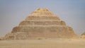 The Pyramid of Djoser or Djeser and Zoser, or Step Pyramid is an archaeological remain in the Saqqara necropolis, Egypt, northwest Royalty Free Stock Photo