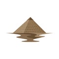 Pyramid Egypt Ancient Monument Logo and Icon