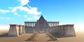 Pyramid Egyptian Temple Royalty Free Stock Photo