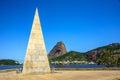 Pyramid Estacio de Sa in Park Flamengo, Rio de Janeiro, Brazil Royalty Free Stock Photo