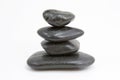 Pyramid of four stones Royalty Free Stock Photo