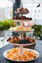 Pyramid Of Fresh Fruits Royalty Free Stock Photo