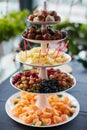 Pyramid Of Fresh Fruits Royalty Free Stock Photo