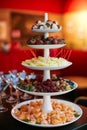 Pyramid Of Fresh Fruits Royalty Free Stock Photo