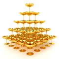 Pyramid of Golden Glasses