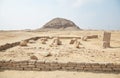 The Pyramid of Hawara, Most Known for Its Lost Labyrinth Royalty Free Stock Photo