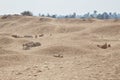 The Pyramid of Hawara, Most Known for Its Lost Labyrinth Royalty Free Stock Photo