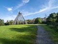 pyramid in the health park Quellenbusch Bottop Germany