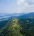 Pyramid Hill, Hiking route in Sai Kung, Countryside of Hong Kong East, Asia Royalty Free Stock Photo