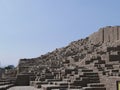 Pyramid of Huaca Pucllana located in Miraflores, Lima