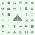 Pyramid icon. web icons universal set for web and mobile Royalty Free Stock Photo