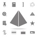 Pyramid icon. web icons universal set for web and mobile Royalty Free Stock Photo
