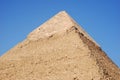 The pyramid of Kefren in Cairo, Giza, Egypt Royalty Free Stock Photo