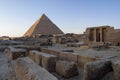 Pyramid of Khafre and old monuments