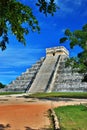 Pyramid of Kukulcan, Chichen Itza, Mexico Royalty Free Stock Photo