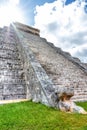 Pyramid of Kukulcan at Chichen Itza in Yucatan Peninsula, Mexico