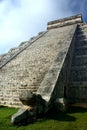 Pyramid of Kukulkan Chichen Itza. Mexico. Royalty Free Stock Photo
