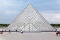 Pyramid Louvre Museum Paris France Royalty Free Stock Photo