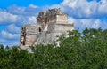 Pyramid of the Magician Mexico Uxmal 1 Royalty Free Stock Photo