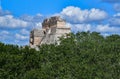 Pyramid of the Magician Mexico Uxmal 2 Royalty Free Stock Photo