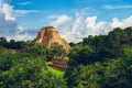 Pyramid of the Magician, uxmal, located in yucatan, mexico Royalty Free Stock Photo