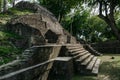 Pyramid Maya ruins of `Cahal Pech` in San Iganacio, Belize