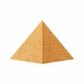 Pyramid maze illustration with transparent background Royalty Free Stock Photo