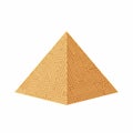 Pyramid maze with transparent background Royalty Free Stock Photo