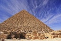Pyramid of Menkaure, Cairo Royalty Free Stock Photo