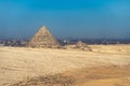 Pyramid of Menkaure. Giza, Cairo, Egypt. Royalty Free Stock Photo