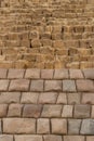 Red granite casing stones at The Pyramid of Menkaure